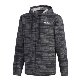 Chamarra adidas Allover-DeportesSol- Complementa tu outfit con la Chamarra adidas Allover. Protegete de las ráfagas de viento co