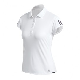 Playera adidas Polo Club 3 Stripes-DeportesSol- La Playera adidas Polo Club 3 Stripes es perfecta para ti que eres una mujer que