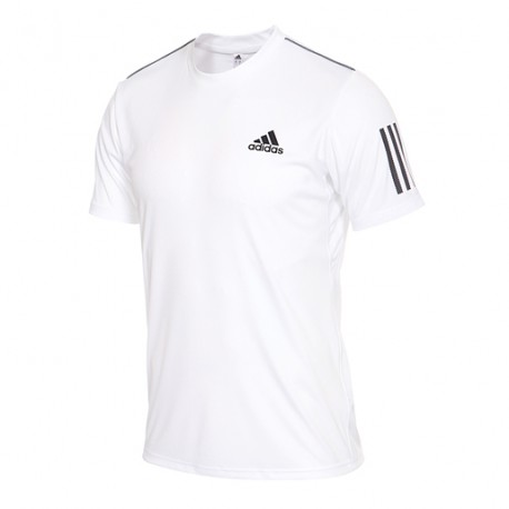 Playera adidas 3-Stripes Club-DeportesSol- La playera Club 3-Stripes Crew de adidas para hombre tiene un diseño clásico y un cal