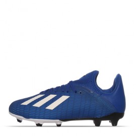 Tenis de Fútbol adidas X 19.3 FG-DeportesSol- Los Tachones adidas X 19.3 FG para niño combinan durabilidad y potencia en su dise