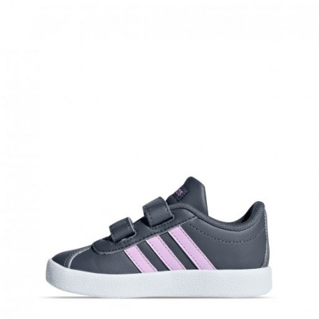 Tenis adidas VL Court-DeportesSol- Perfectos para toda ocasiónLo clásico se mezcla con lo urbano en los Tenis casuales para niño