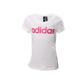 Playera Essentials Linear-DeportesSol- Logra que tu hija pueda sentirse cómoda con un outfit casual que combine la esencia depor