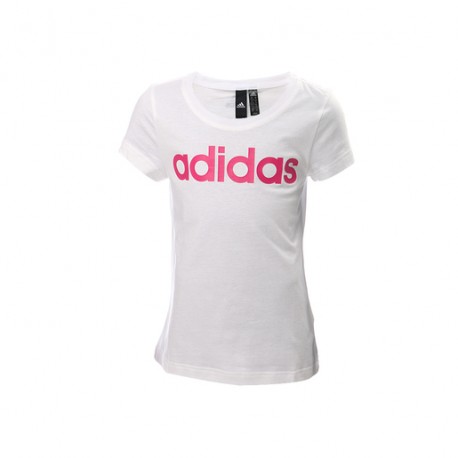 Playera Essentials Linear-DeportesSol- Logra que tu hija pueda sentirse cómoda con un outfit casual que combine la esencia depor