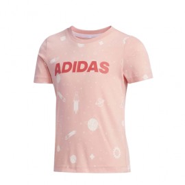 Playera adidas Style-DeportesSol- Blusa rosa para niñasTu hija podrá divertirse  a lo grande con un estilo único que luce la Pla
