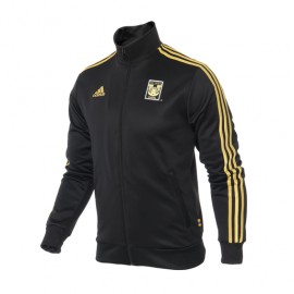 Chamarra adidas Tigres-DeportesSol- Muestra tu lado felino con esta Chamarra adidas Tigres de color negro y con vistas en color 