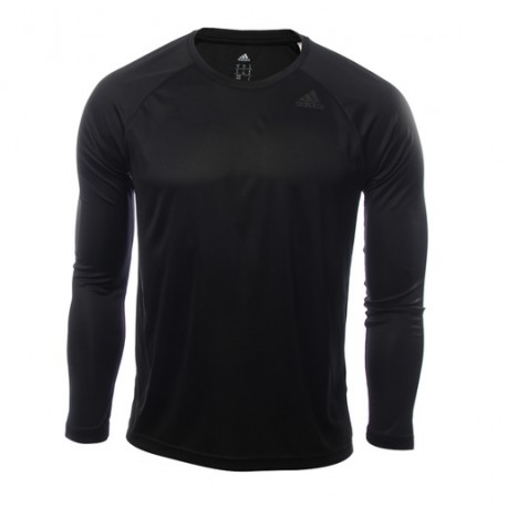 Playera D2M ML-DeportesSol- Entrena con toda tu fuerza, y mantente seco mientras lo haces. La Playera D2M ML de Adidas tiene tej