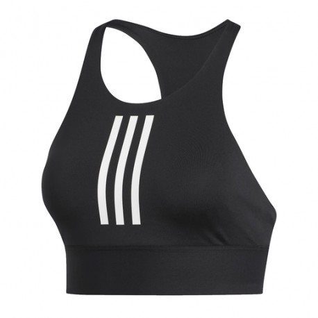 Top adidas Deportivo 3 Franjas Halter-DeportesSol- Lleva un estilo clásico con el Top adidas Deportivo 3 Franjas Halter para muj