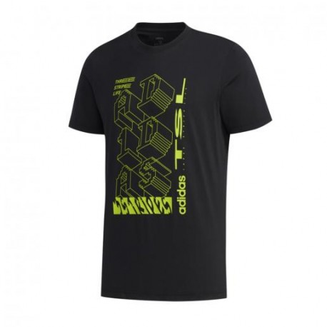 Playera adidas Three Stripe Life-DeportesSol- La vida de las 3 franjasVive tu vida de la manera más relajada y hazlo con la Play