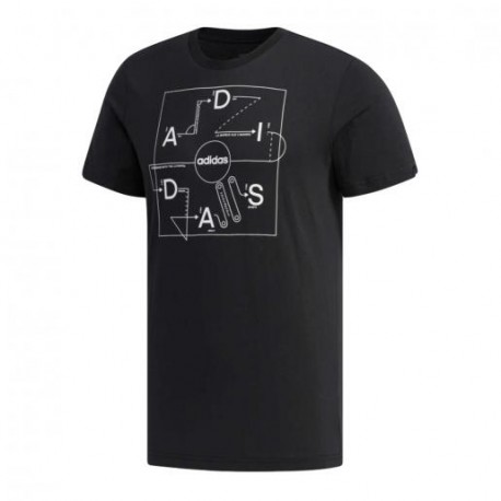 Playera adidas Gameplan-DeportesSol- Planea la estrategiaComo todo el apasionado a la estrategia deportiva, te encantará la Play
