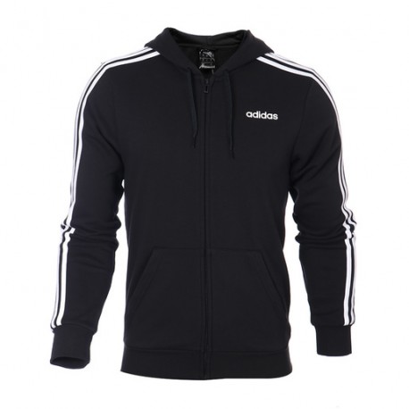 Chamarra adidas Essentials 3 Stripes-DeportesSol- Protégete del frío al terminar el entrenamiento. Esta Chamarra adidas Essentia