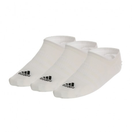 Calcetas adidas No-Show-DeportesSol- Siempre estás bien vestido con el modelo transpirable en blanco de las calcetas No-show de 