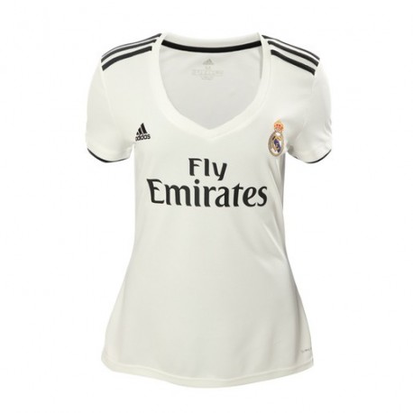 Jersey Real Madrid Local 18/19-DeportesSol- No pares de alentar al club madrileño. El Jersey Real Madrid Local 18/19 de adidas e