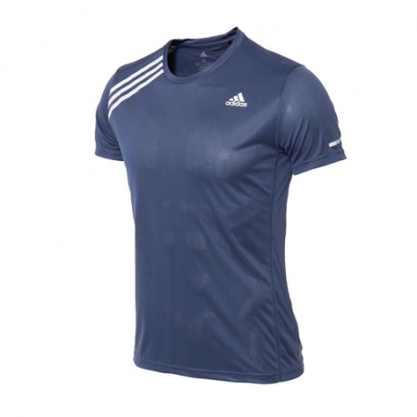 Playera adidas Run It 3 Stripes-DeportesSol- Cuando sales a correr necesitas que la ropa que llevas puesta sea transpirable y te